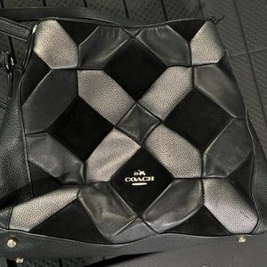 Coach patchwork tote.